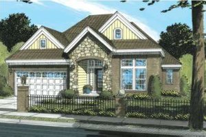Traditional Exterior - Front Elevation Plan #20-1870