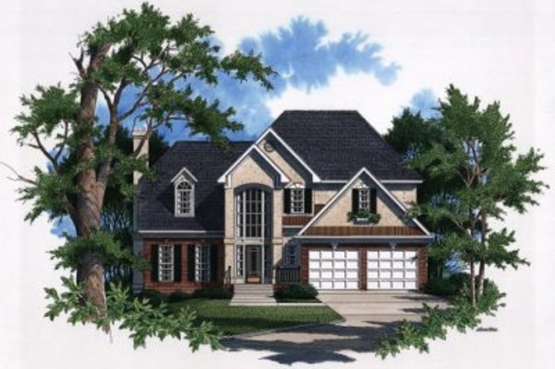 Dream House Plan - European Exterior - Front Elevation Plan #41-146