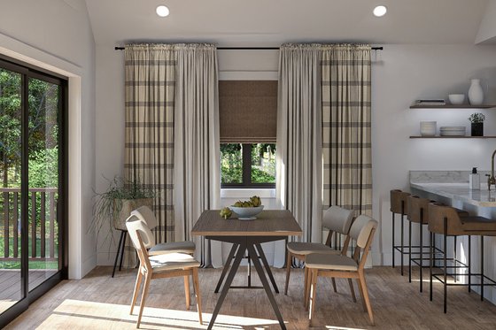 Interior - Dining Room for Barndominium House Plan #455-345 - 3 bed, 3 bath