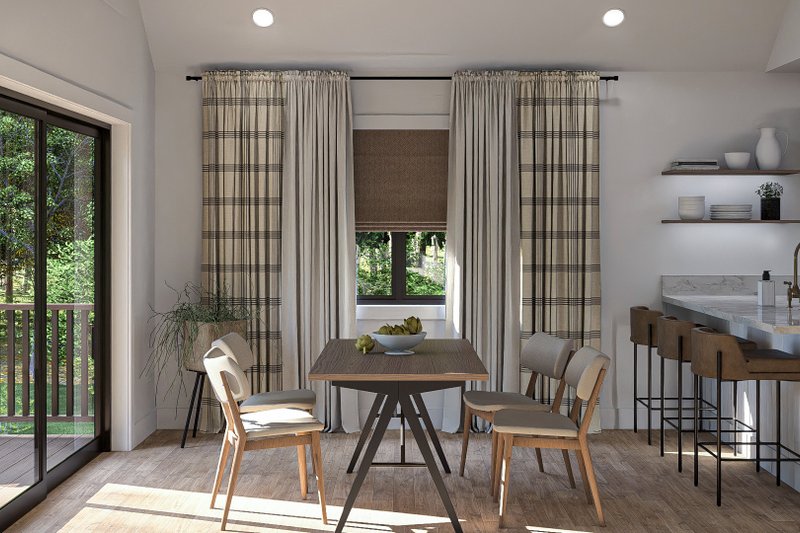 House Design - Interior - Dining Room for Barndominium House Plan #455-345 - 3 bed, 3 bath