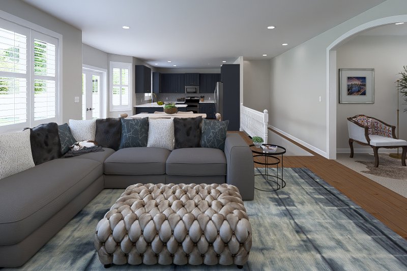 Home Plan - Interior - Family Room for Farmhouse House Plan #1060-218 - 3 bed, 2 bath