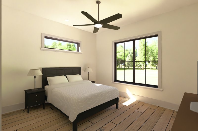 House Blueprint - Interior - Bedroom for Farmhouse House Plan #1069-40 - 3 bed, 2.5 bath