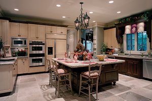 Interior - Kitchen for European House Plan #453-25 - 5 bed, 5.5 bath