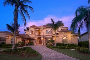 Mediterranean Exterior - Front Elevation Plan #548-3