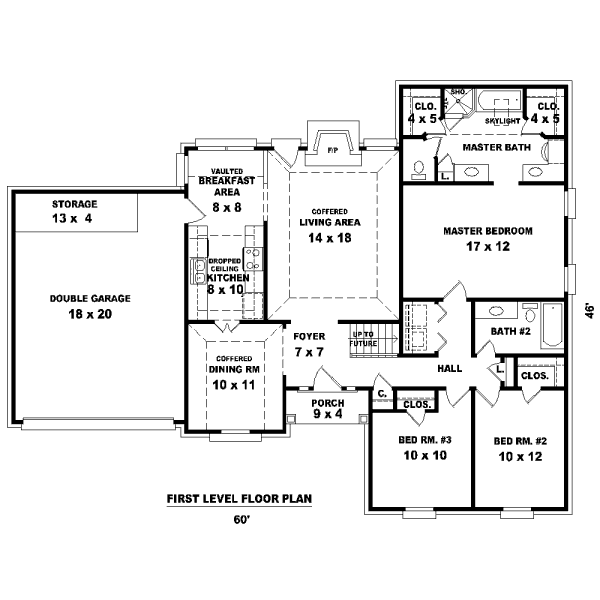 Southern Floor Plan - Main Floor Plan #81-13902