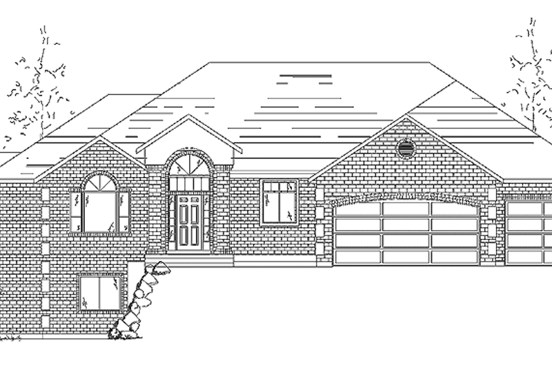 House Blueprint - Traditional Exterior - Front Elevation Plan #945-18