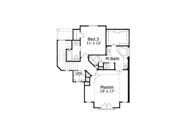 European Floor Plan - Other Floor Plan #411-682