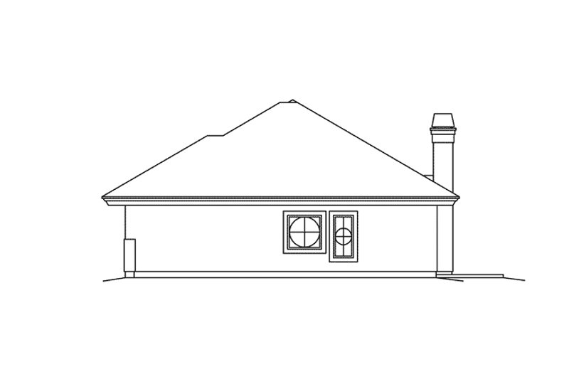 Dream House Plan - Exterior - Other Elevation 1 for Contemporary House Plan #57-686 - 4 bed, 4 bath