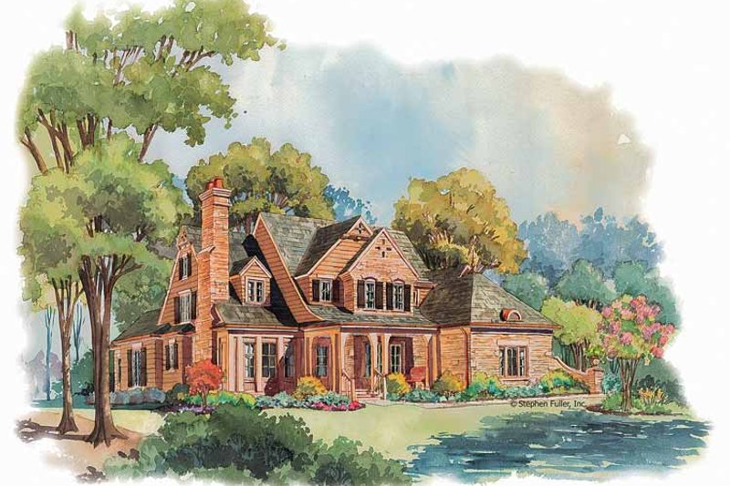 House Blueprint - Victorian Exterior - Front Elevation Plan #429-252