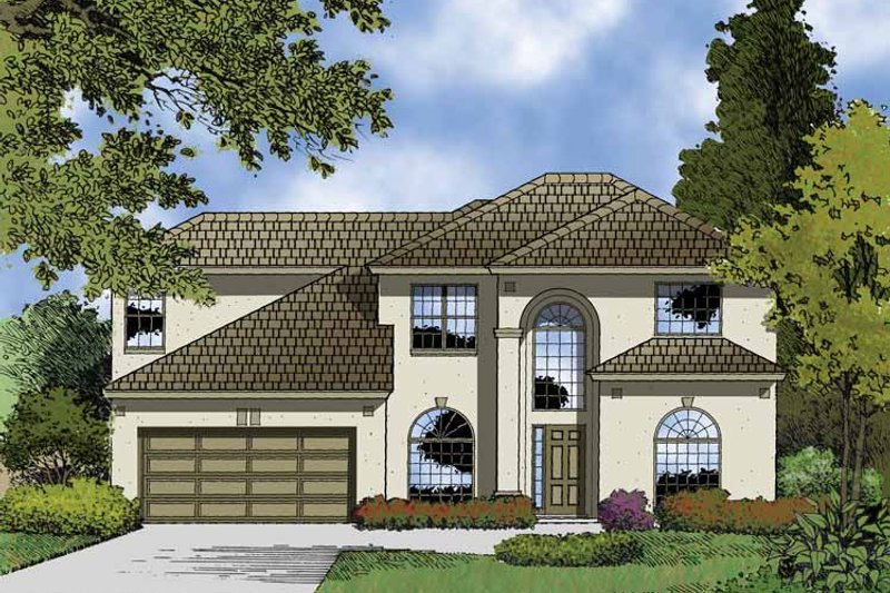 Home Plan - Contemporary Exterior - Front Elevation Plan #1015-49