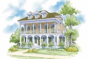 Classical Style House Plan - 3 Beds 3.5 Baths 4094 Sq/Ft Plan #930-400 