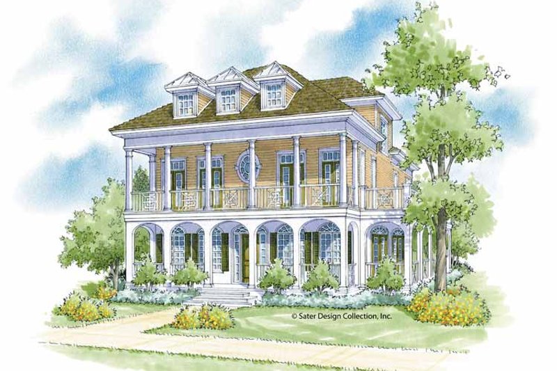 Home Plan - Classical Exterior - Front Elevation Plan #930-400