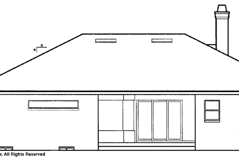 Dream House Plan - Exterior - Rear Elevation for Mediterranean House Plan #417-637 - 4 bed, 3 bath