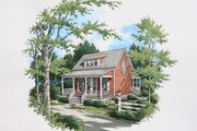 Cottage Style House Plan - 4 Beds 2 Baths 1353 Sq/Ft Plan #45-589 