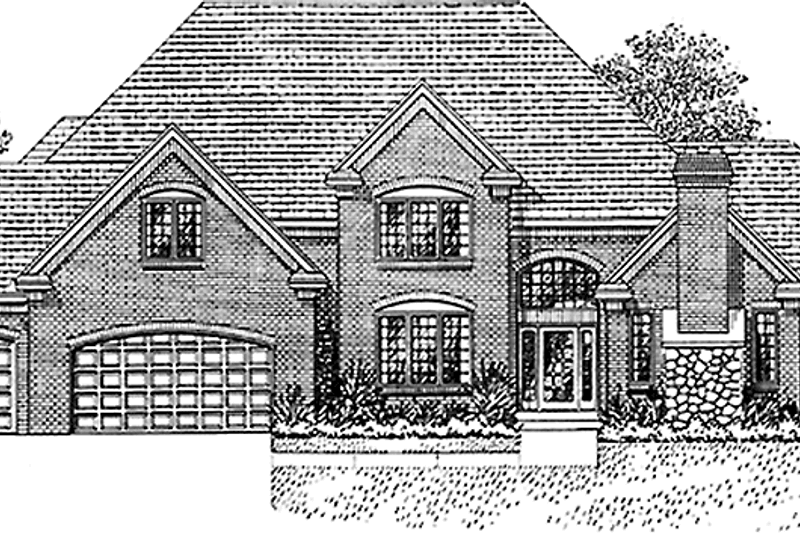 Home Plan - Country Exterior - Front Elevation Plan #51-784
