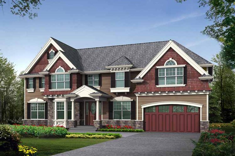 Home Plan - Craftsman Exterior - Front Elevation Plan #132-457