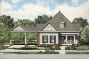 Colonial Style House Plan - 3 Beds 2 Baths 1934 Sq/Ft Plan #17-2869 