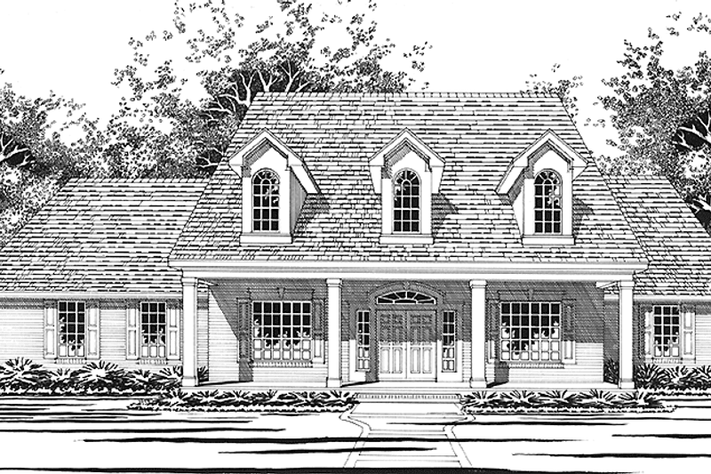 Home Plan - Country Exterior - Front Elevation Plan #472-322