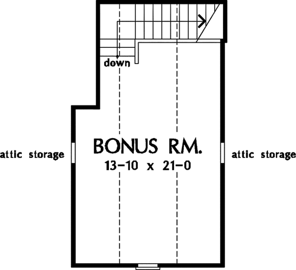 House Design - Country Floor Plan - Upper Floor Plan #929-397