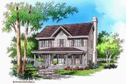 Country Style House Plan - 3 Beds 2.5 Baths 1749 Sq/Ft Plan #929-373 