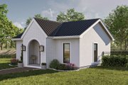 Modern Style House Plan - 1 Beds 1 Baths 602 Sq/Ft Plan #455-366 