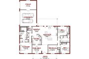 Traditional Style House Plan - 4 Beds 2 Baths 2523 Sq/Ft Plan #63-227 