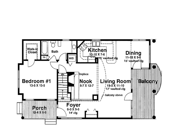 House Design - Prairie Floor Plan - Main Floor Plan #965-7