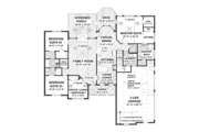 Craftsman Style House Plan - 3 Beds 2.5 Baths 2000 Sq/Ft Plan #56-687 Floor 