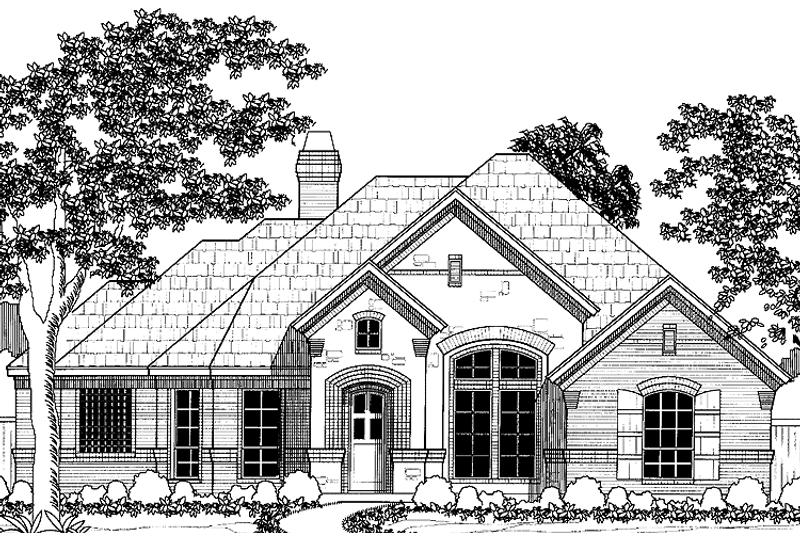 Home Plan - Exterior - Front Elevation 3 for Country House Plan #946-8 - 4 bed, 2.5 bath