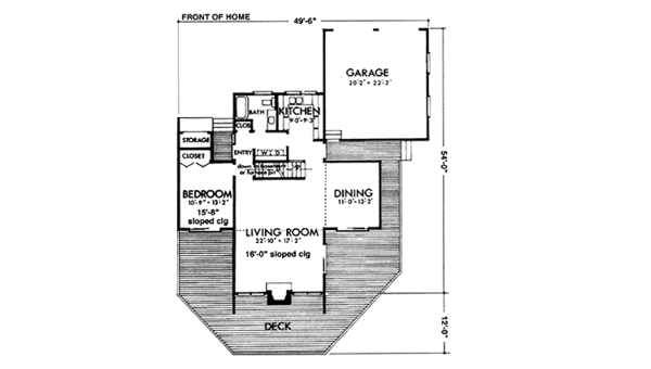 Home Plan - Prairie Floor Plan - Main Floor Plan #320-1227