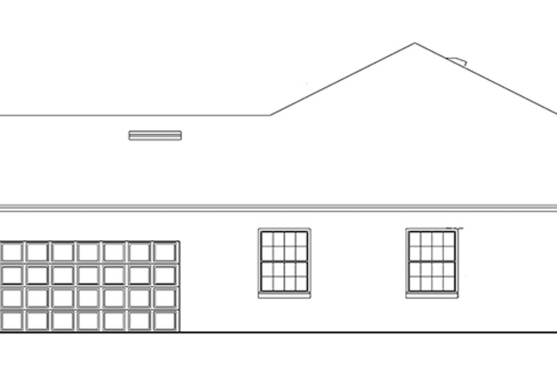 Home Plan - Exterior - Other Elevation for Adobe / Southwestern House Plan #1058-96 - 4 bed, 2 bath