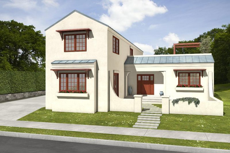 Architectural House Design - Traditional, Front Elevation