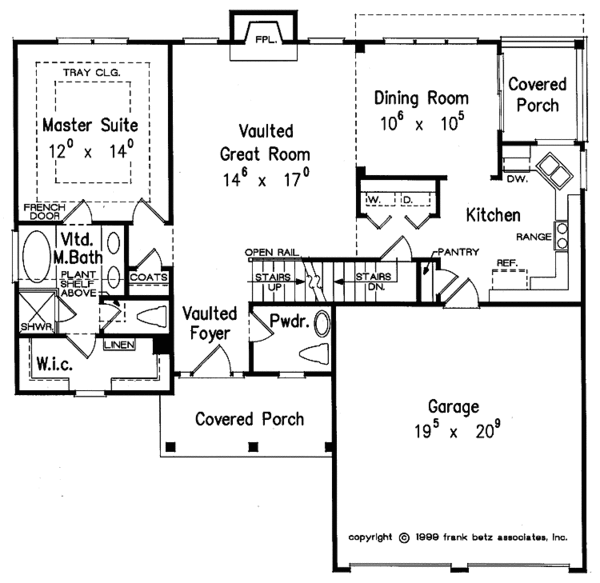 House Design - Country Floor Plan - Main Floor Plan #927-548