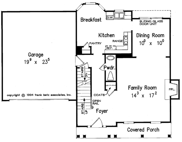 House Design - Country Floor Plan - Main Floor Plan #927-49