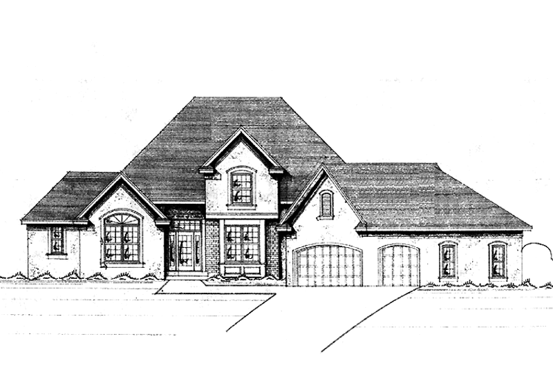 Dream House Plan - Traditional Exterior - Front Elevation Plan #51-861