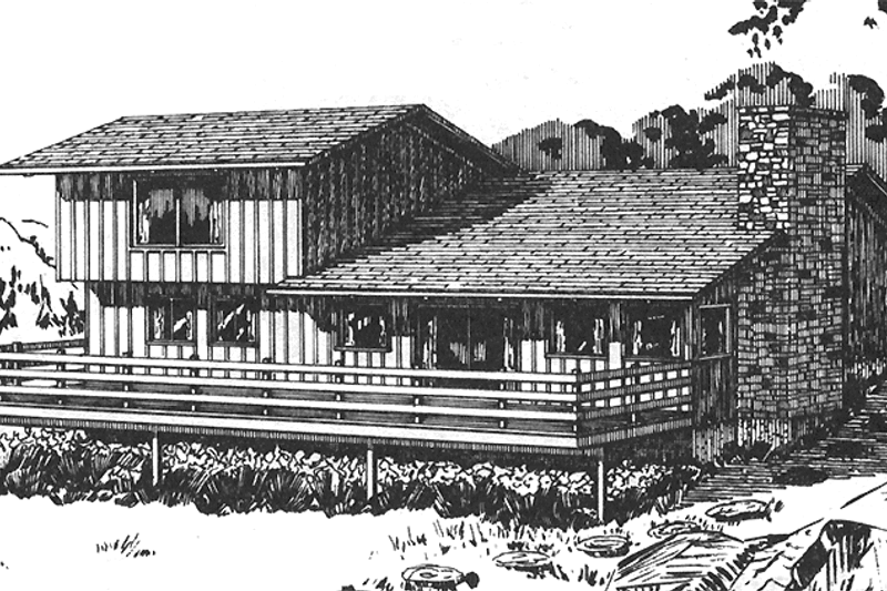 House Design - Prairie Exterior - Front Elevation Plan #320-1324