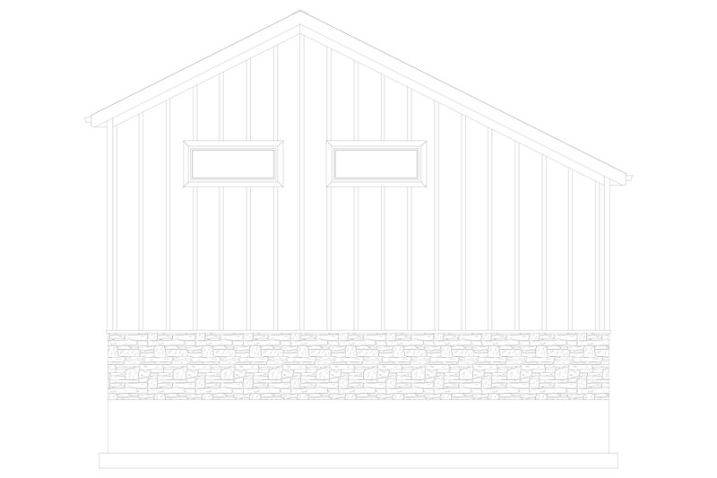 House Plan Design - Exterior - Rear Elevation for Traditional House Plan #1060-159, 1 bath