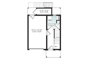 Floor Plan - Main Floor for Contemporary House Plan #23-2600 - 3 bed, 1.5 bath