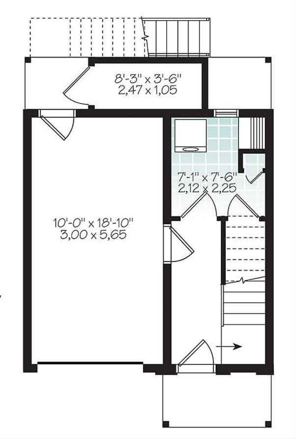 Home Plan - Contemporary Floor Plan - Main Floor Plan #23-2600
