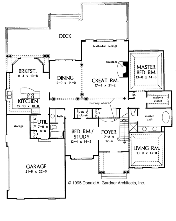 Architectural House Design - Traditional Floor Plan - Main Floor Plan #929-229