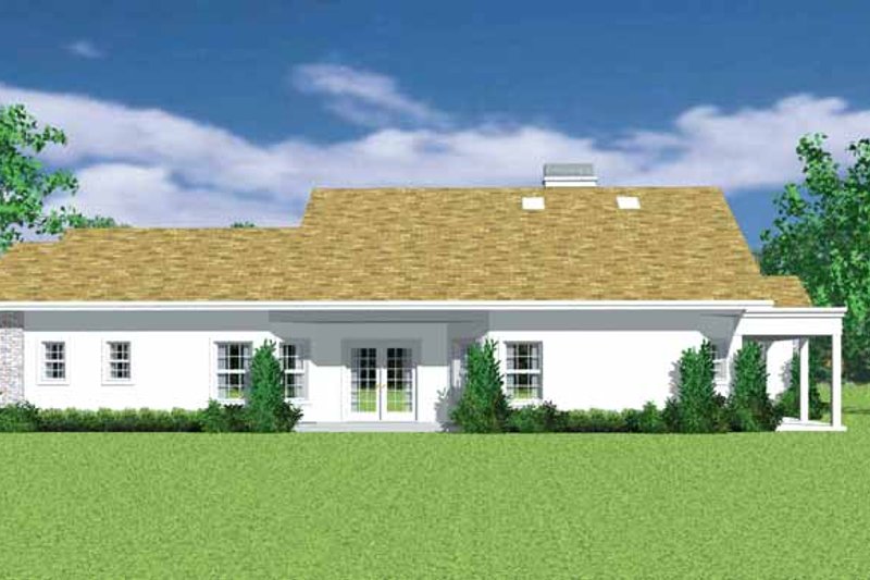 Dream House Plan - Exterior - Other Elevation for European House Plan #72-1136 - 3 bed, 2.5 bath