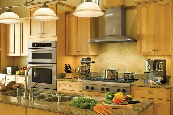 Interior - Kitchen 1 for Craftsman House Plan #930-356 - 4 bed, 2.5 bath
