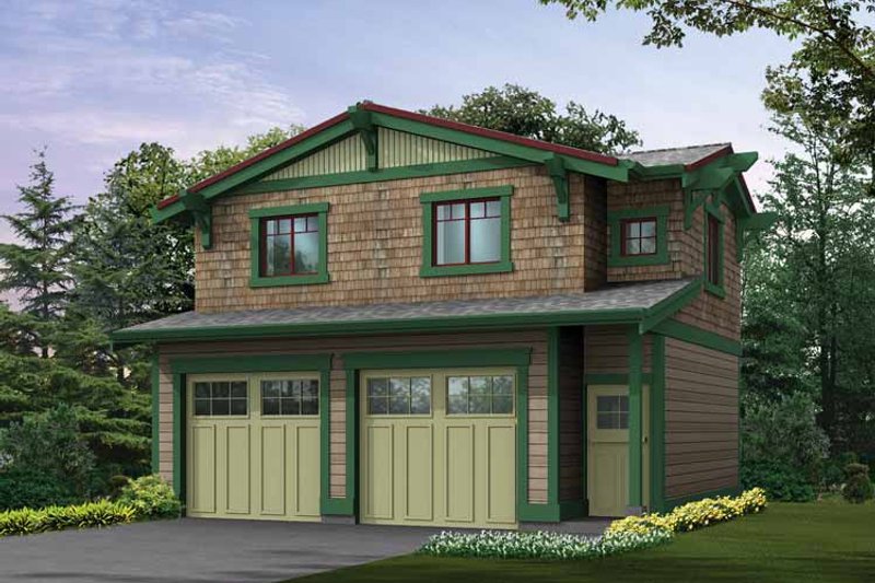 Dream House Plan - Craftsman Exterior - Front Elevation Plan #132-273