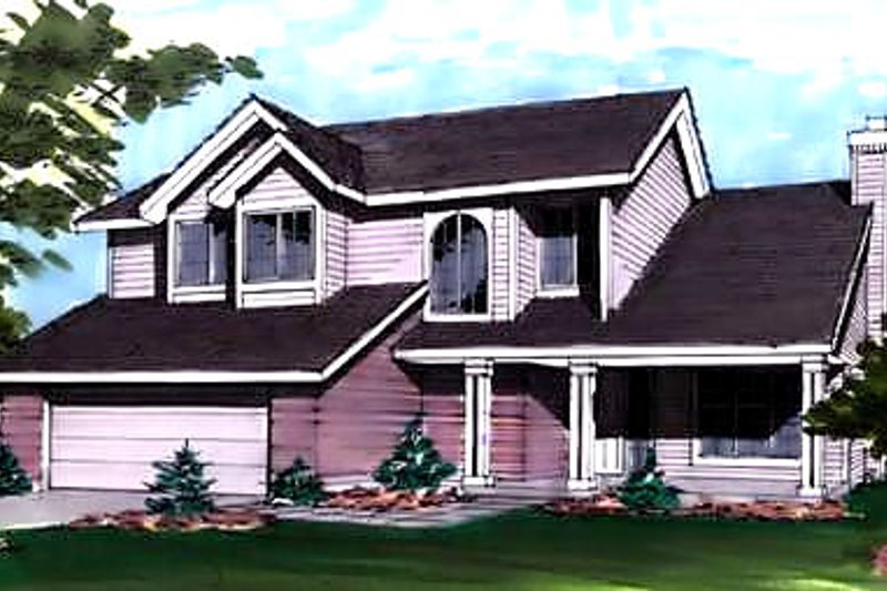 Dream House Plan - Country Exterior - Front Elevation Plan #320-436