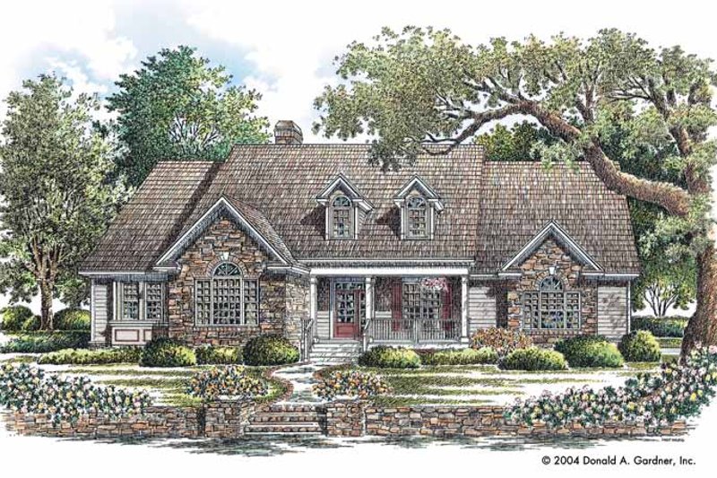 Dream House Plan - Bungalow Exterior - Front Elevation Plan #929-720