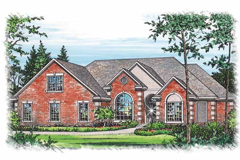 Home Plan - Traditional Exterior - Front Elevation Plan #15-296