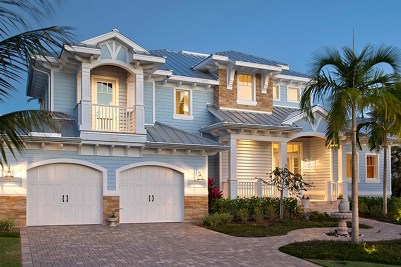 Architectural House Design - Exterior - Front Elevation 3 for Country House Plan #1017-168 - 3 bed, 3 bath
