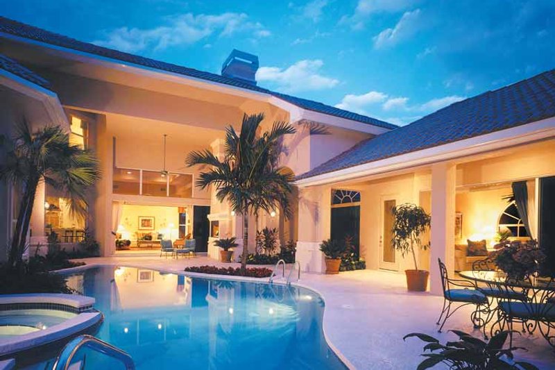 Dream House Plan - Exterior - Front Elevation 4 for Mediterranean House Plan #930-50 - 4 bed, 3.5 bath