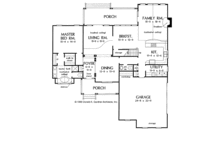 Dream House Plan - Traditional Floor Plan - Main Floor Plan #929-258