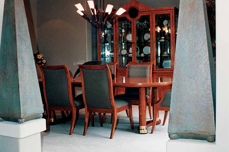 Home Plan - Interior - Dining Room for Mediterranean House Plan #47-895 - 4 bed, 3 bath